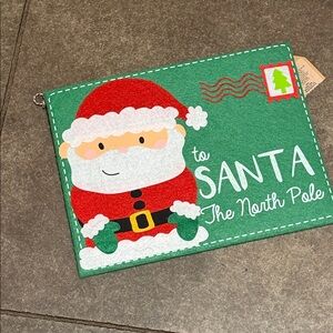 Festive Felt Santa Christmas Large Envelope
